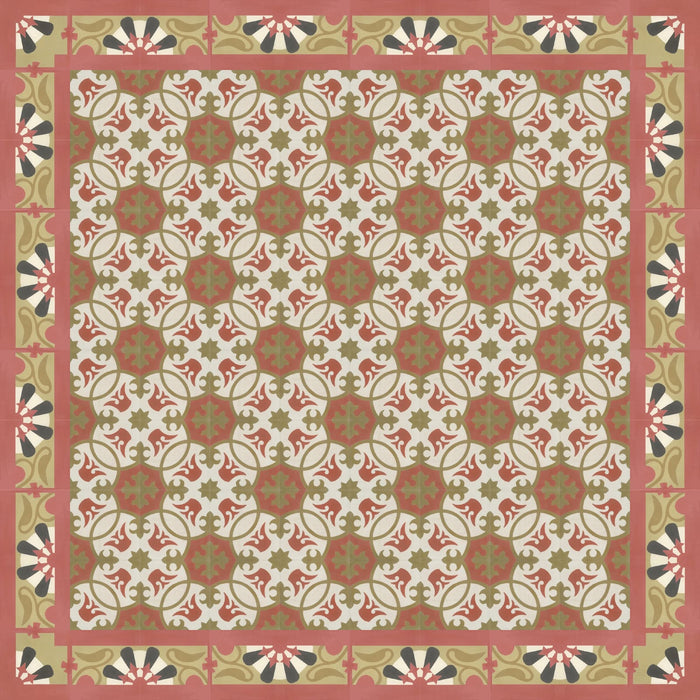 VIA Boden Bunt / 20x20x1.8cm Bodenfliese VIA Edition Muster 51094 Bunt